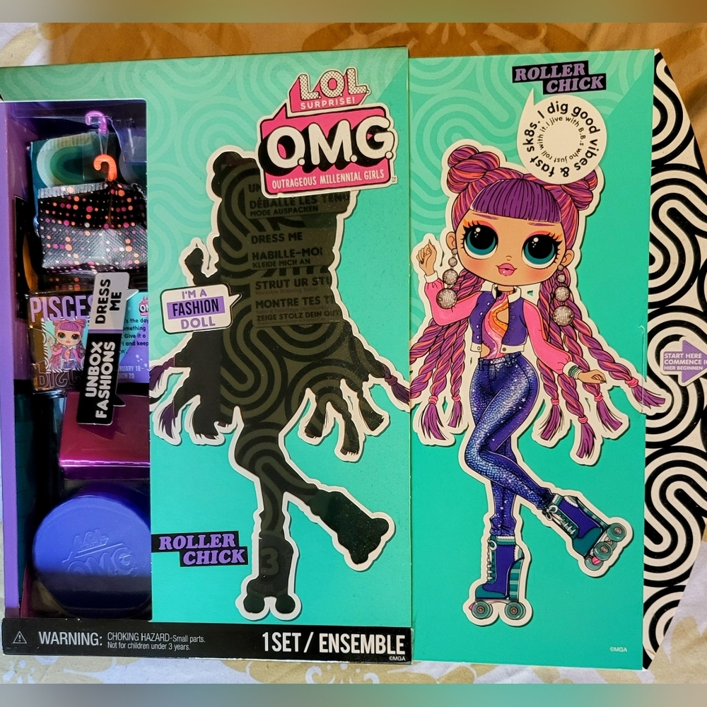 LOL Surprise OMG Roller Chick Doll NIB 2020